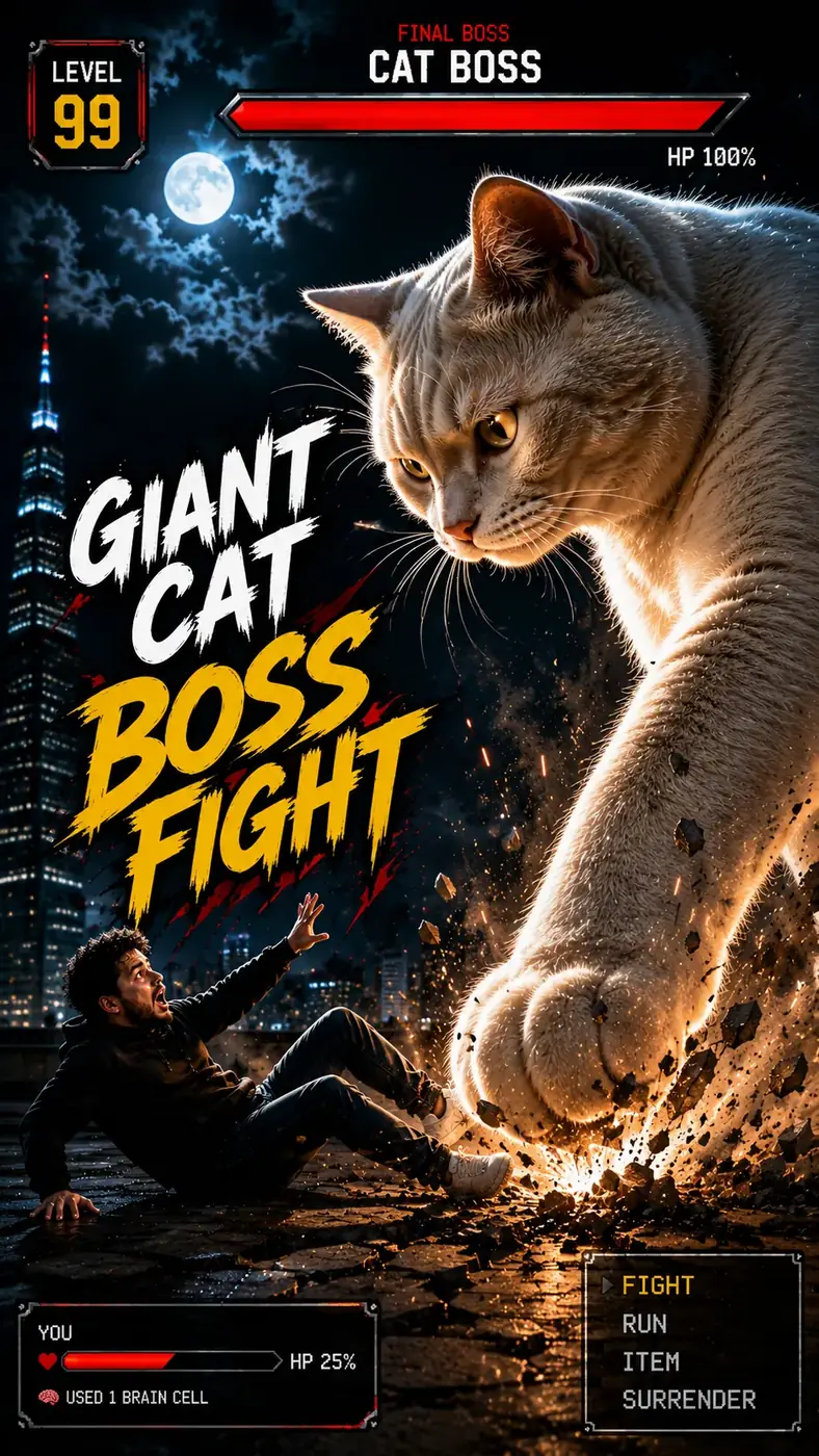 Giant Cat Boss Fight thumbnail