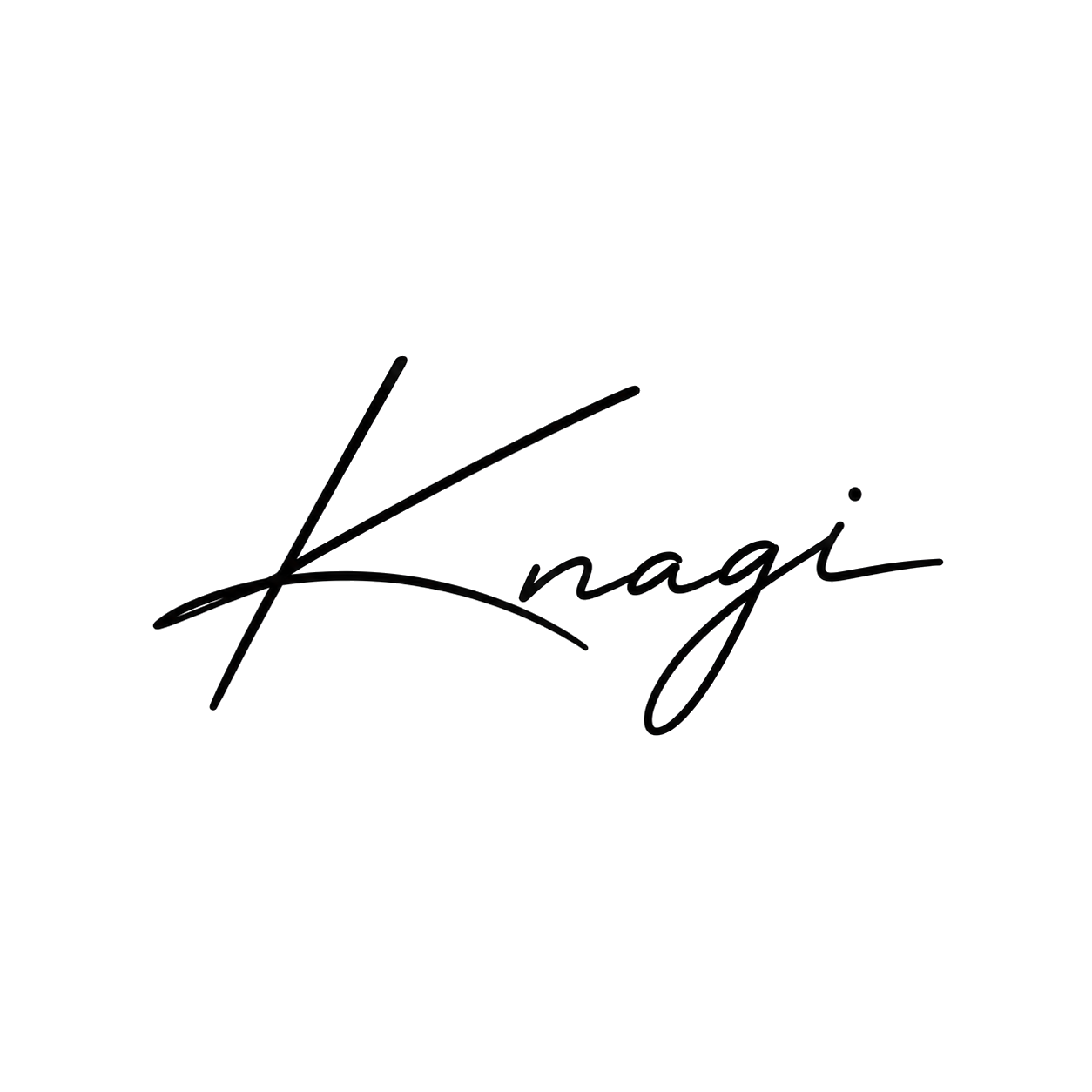 K Nagi signature logo